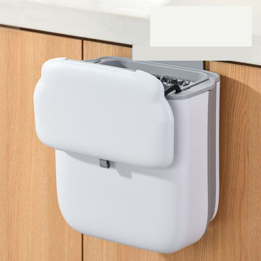 Wall-Mounted Foldable Garbage Bin – Keep Your Kitchen Clean & Fresh