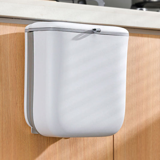 Wall-Mounted Foldable Garbage Bin – Keep Your Kitchen Clean & Fresh