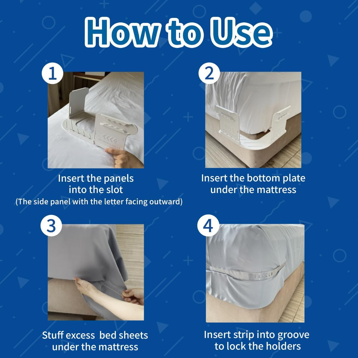 Bedsheet Lock Holders – Keep Your Sheets Tight & Tidy