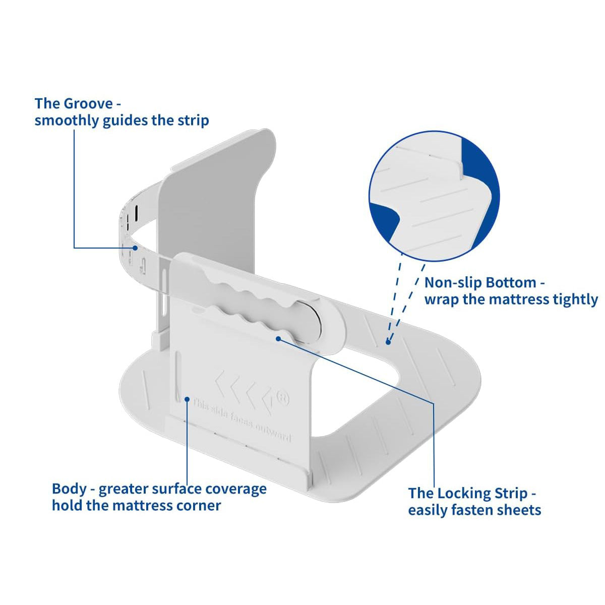 Bedsheet Lock Holders – Keep Your Sheets Tight & Tidy