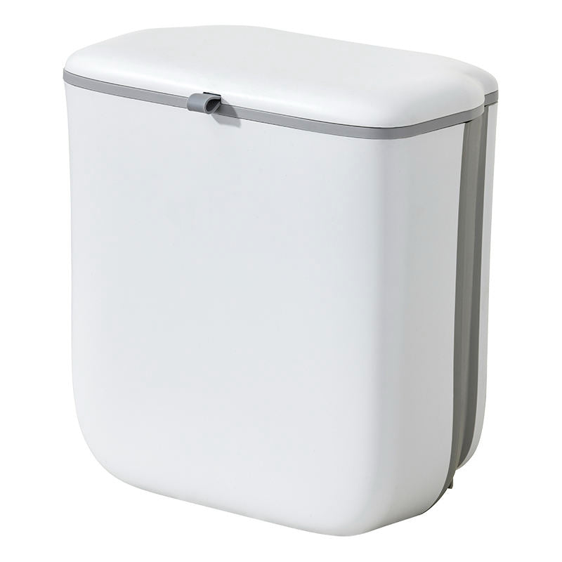 Wall-Mounted Foldable Garbage Bin – Keep Your Kitchen Clean & Fresh