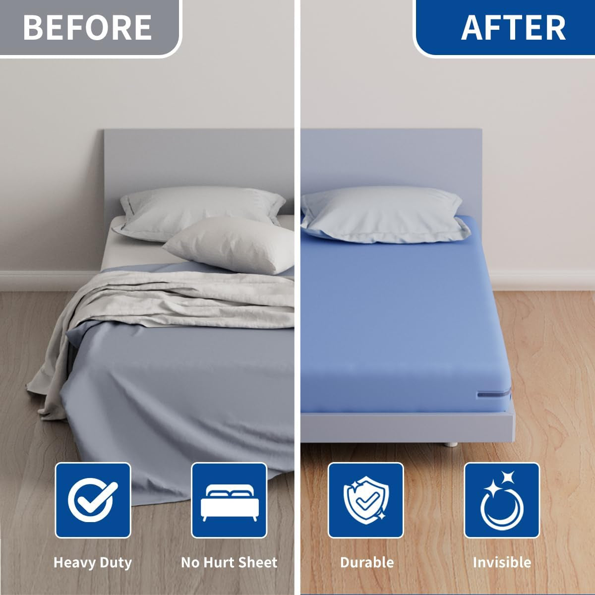 Bedsheet Lock Holders – Keep Your Sheets Tight & Tidy