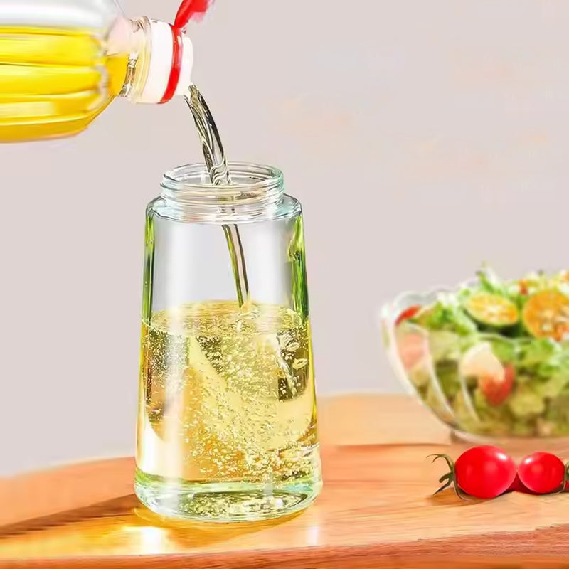 2-in-1 500ml Cooking Oil Dispenser Bottle with Measuring Container