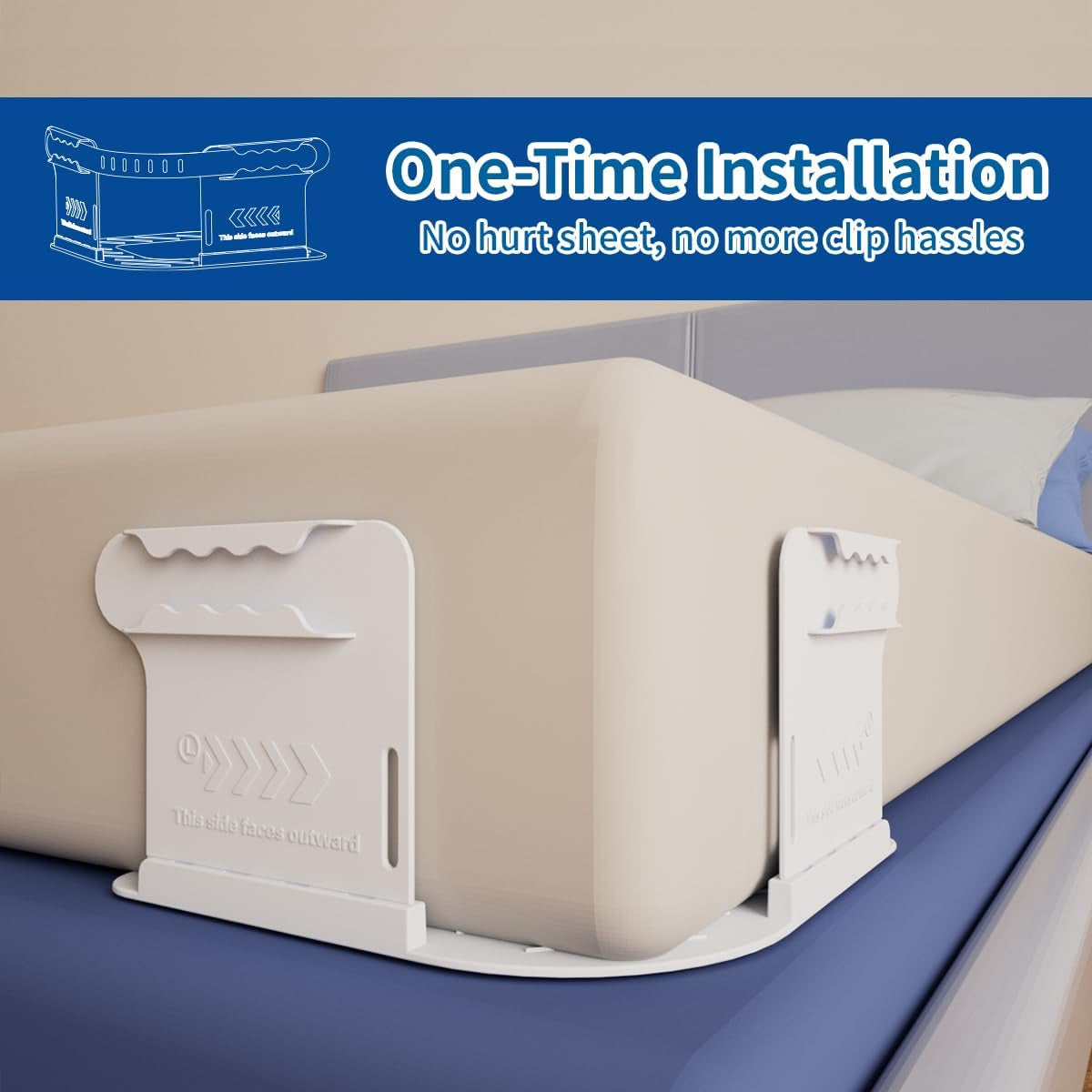 Bedsheet Lock Holders – Keep Your Sheets Tight & Tidy