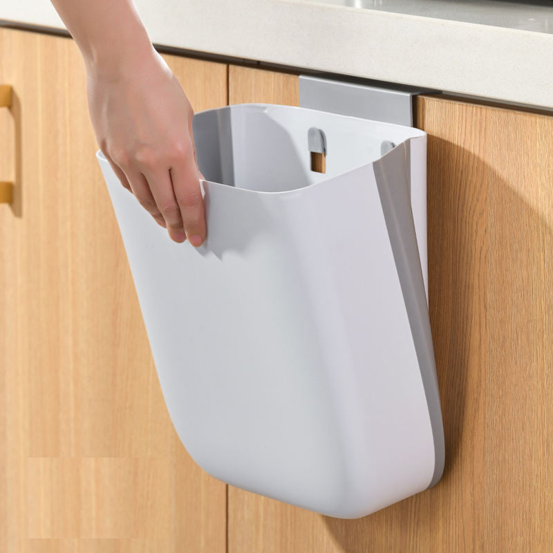 Wall-Mounted Foldable Garbage Bin – Keep Your Kitchen Clean & Fresh